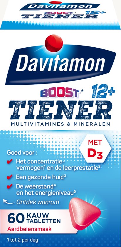 DAVITA TIENER MULTI AARDBEI 60KTB
