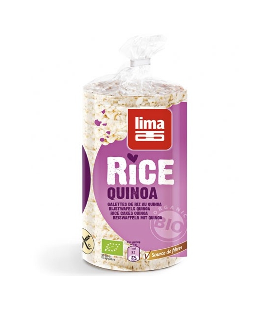 LIMA RIJSTWAFELS QUINOA M.Z. 100 GRAM