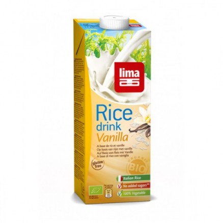 LIMA RIJSTDRINK VANILLE BIO 1LT