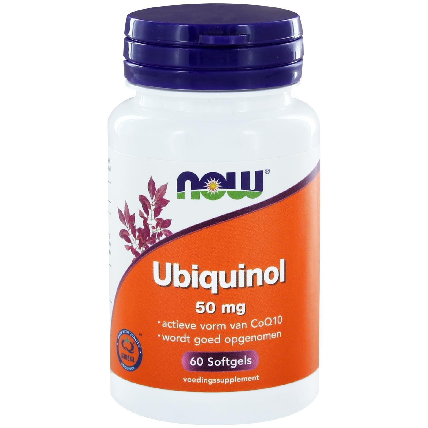 NOW UBIQUINOL 50MG 60ST