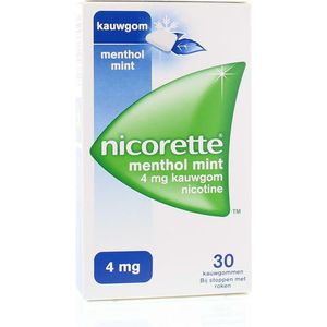 NICORETTE KAUWGOM 2MG MENTHOLM 30ST