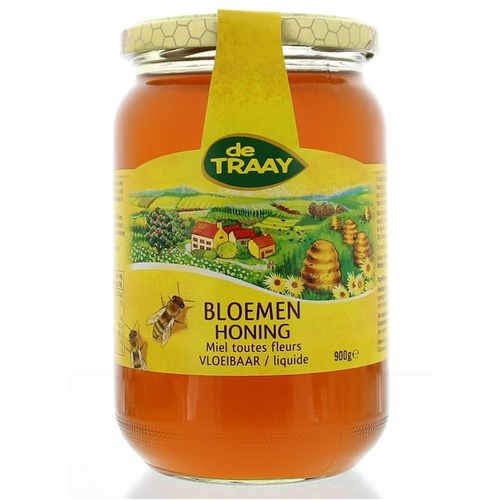 TRAAY HONING BLOEMEN VLOEI 900GR