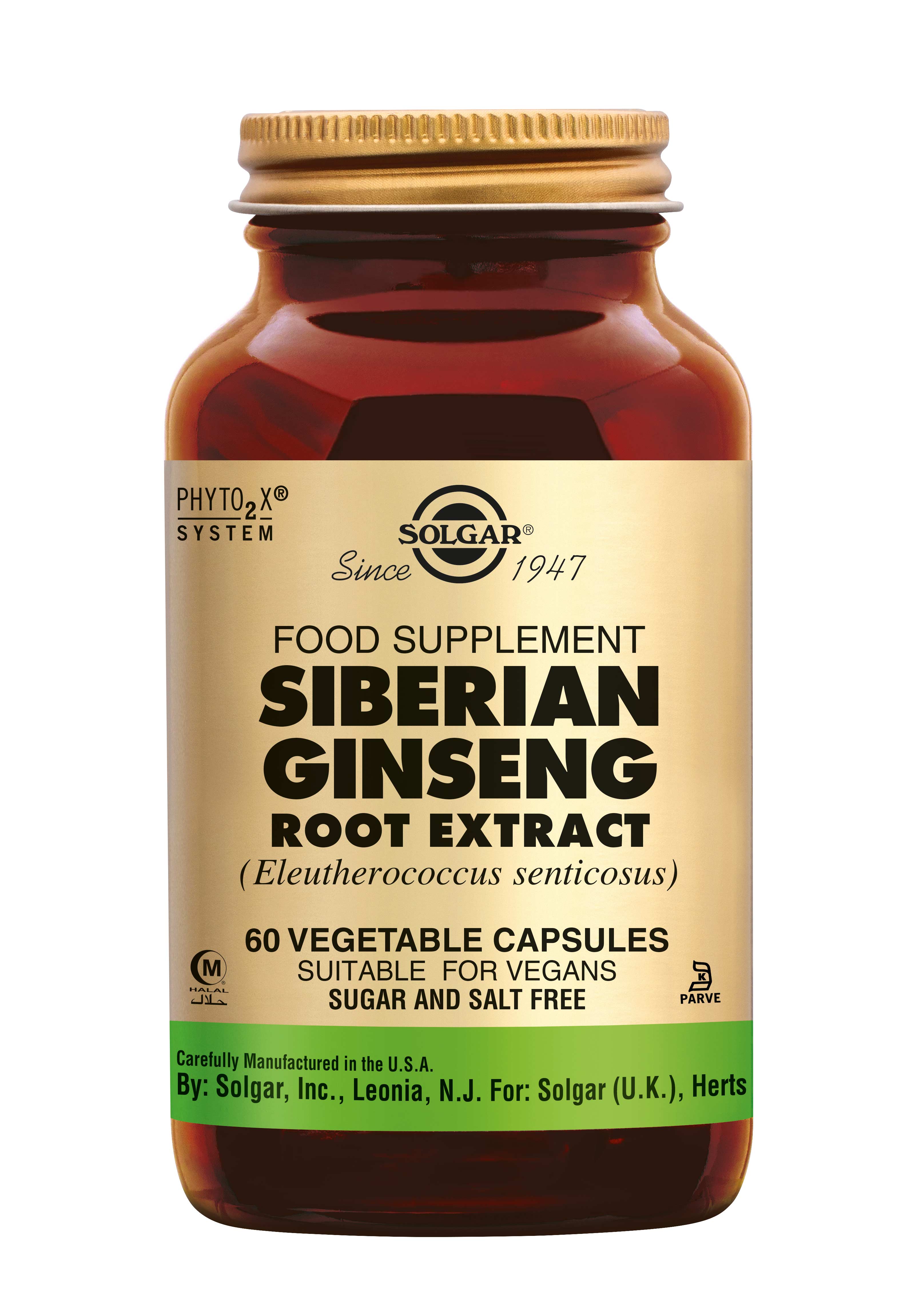 Solgar Ginseng Siberian Root Extract (60 stuks)