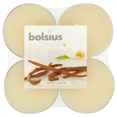 BOLSIUS GEURTHEELICHT VANILLA 18ST