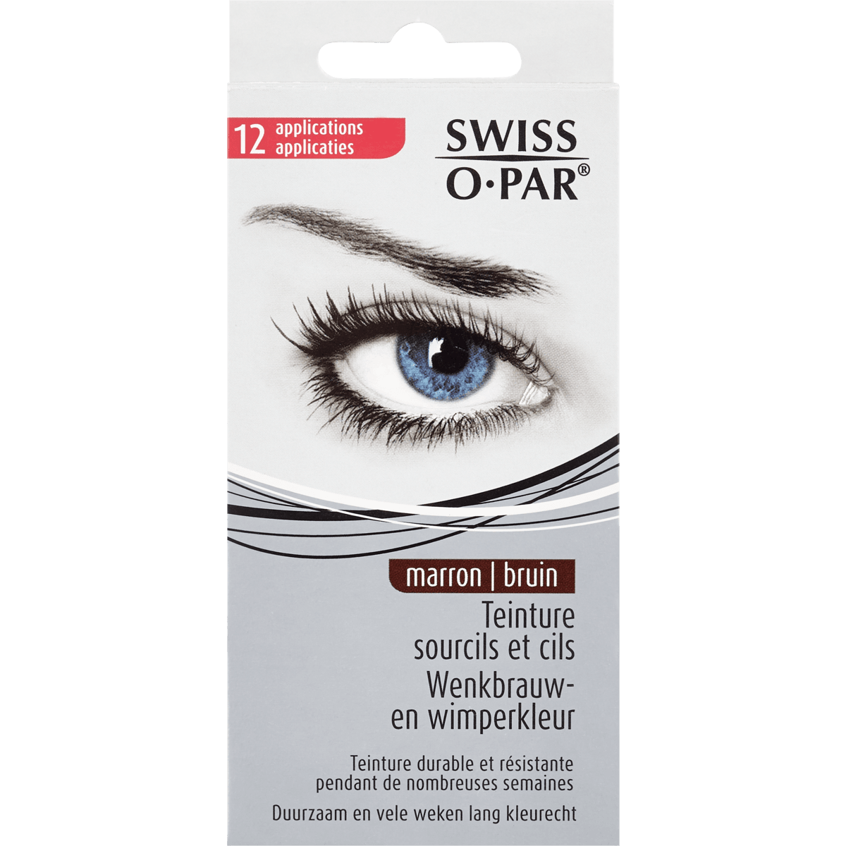 SWISS O PAR WIMPERKLEUR BRUIN- 1ST