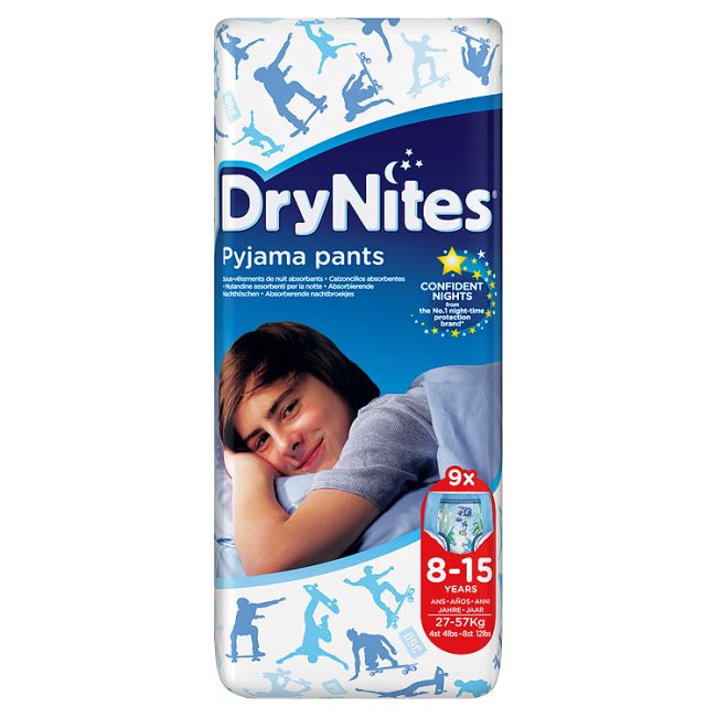 HUGGIE DRYNITES BOY L 8-15JAAR 9ST