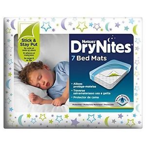 HUGGIE DRYNITES BED MAT 7ST