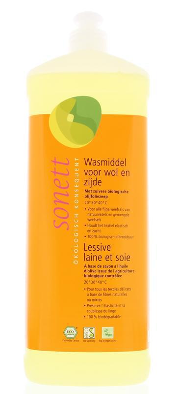 SONETT WASMIDDEL WOL ZIJDEBIO 1000ML