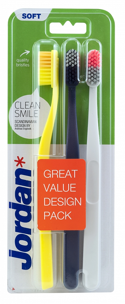 JORDAN TB CLEAN SMILE SOFT 3PK 1ST