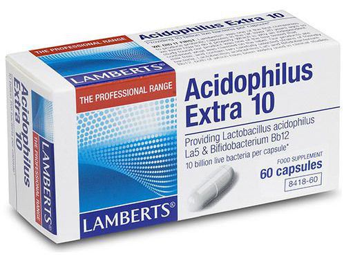 LAMBERTS ACIDOPHILUS EXTRA 10 60VCP