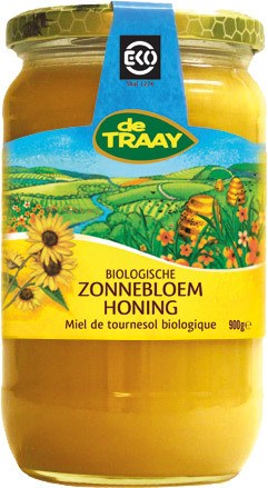 TRAAY HONING ZONNEBLOEM 900GR