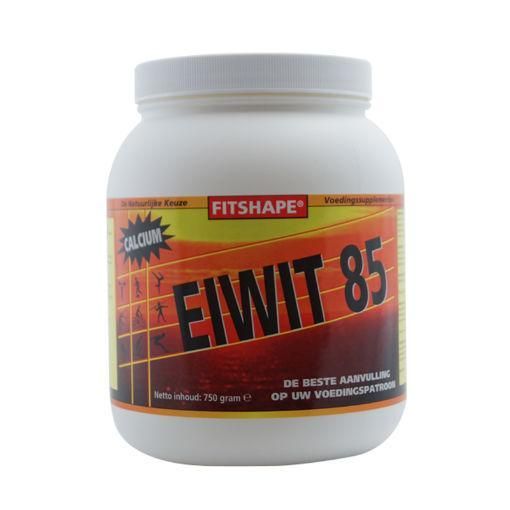 FITSHAPE EIWIT 85% AARDBEI 400GR