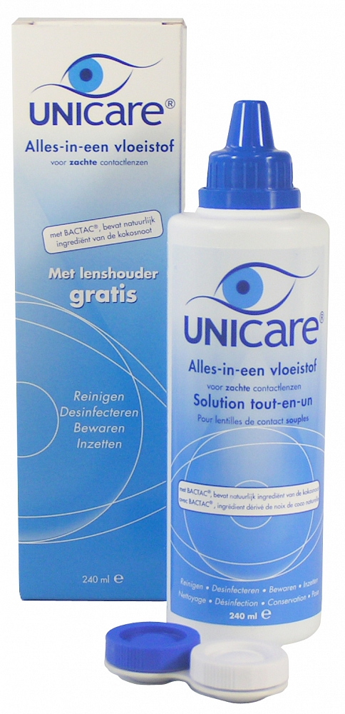 UNICARE AIE ZACHTE LENZEN 240ML