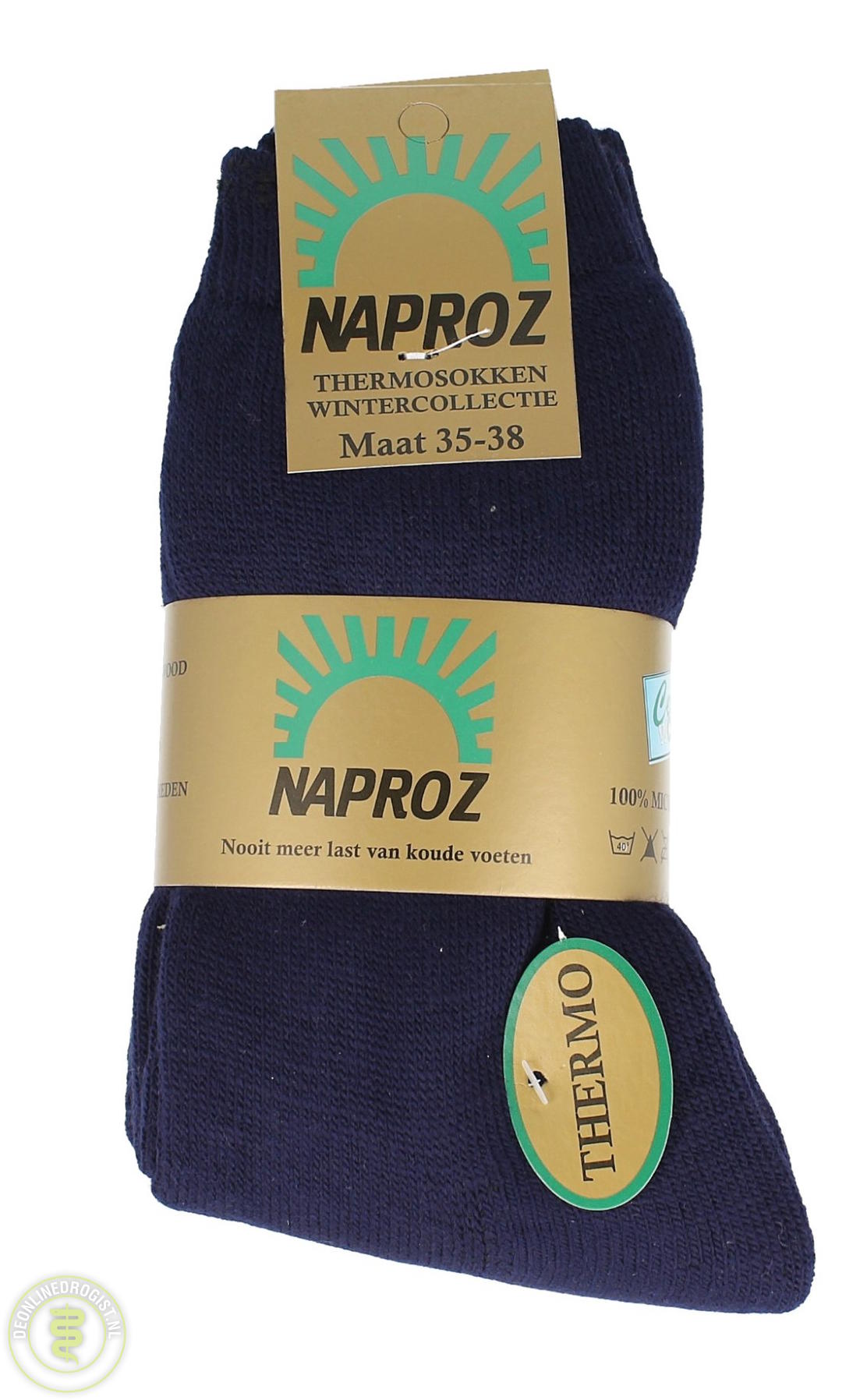 NAPROZ THERMO SOK BLAUW 3538 3PR