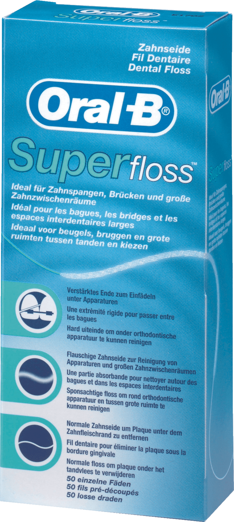 ORAL B FLOSS SUPER REGULAR 50M 1ST