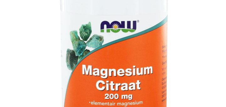 NOW MAGNESIUM CITRAAT 200MG 250ST