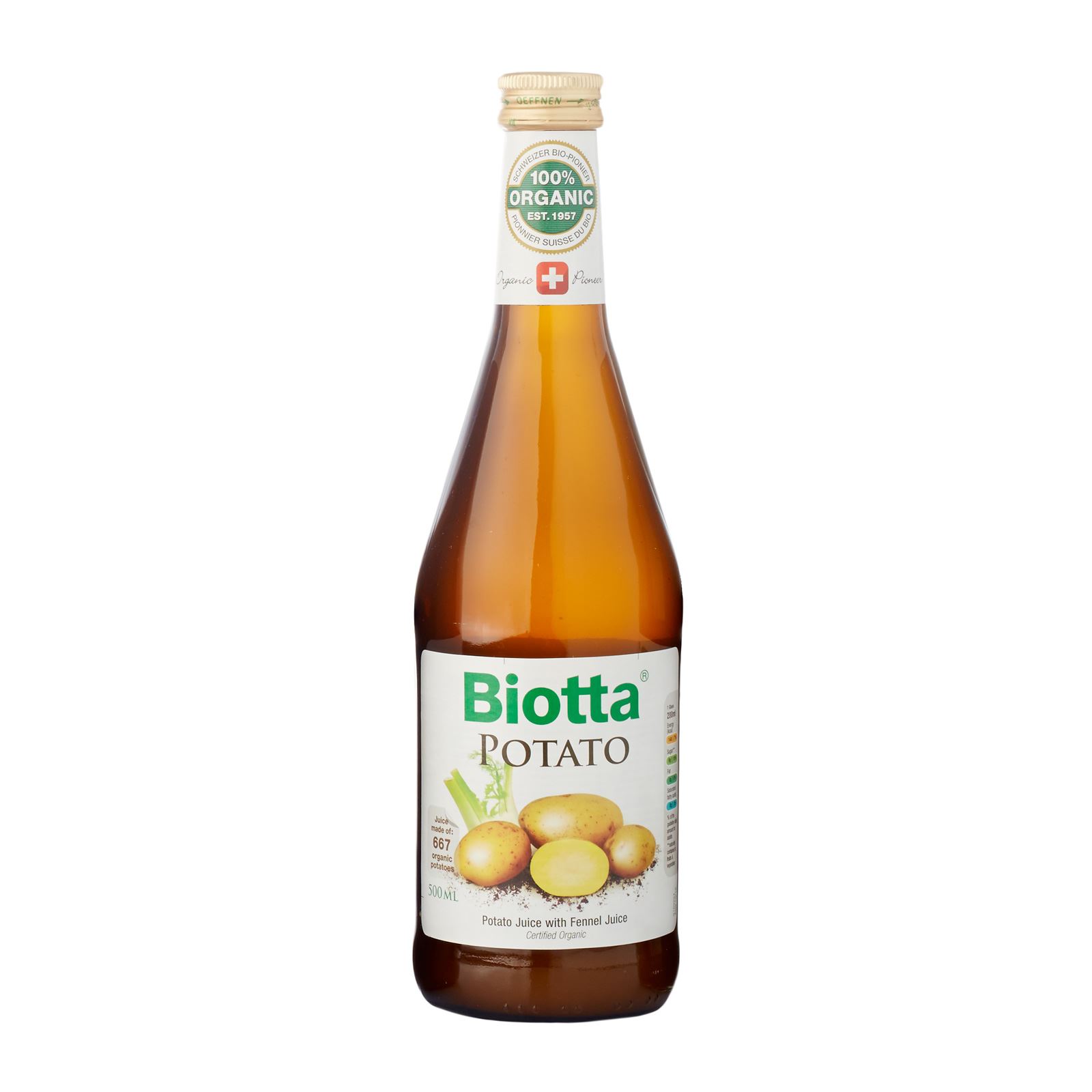 BIOTTA AARDAPPELSAP BIO- 500ML