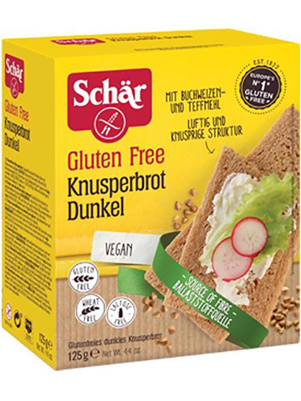 SCHAR KNUSPERBROT DUNKEL 125GR