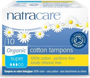 NATRACARE TAMPON KATOEN SUPER 10ST