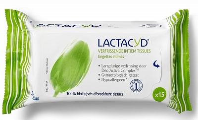 LACTACYD TISSUES VERFRISSEND 15ST