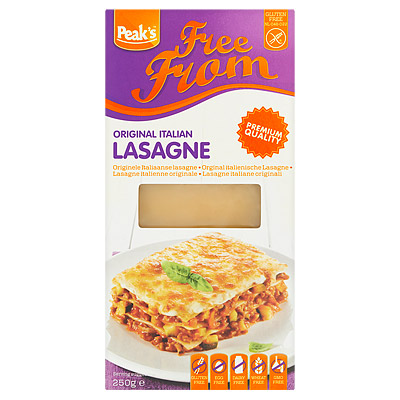 PEAKS FREE LASAGNE 250GR