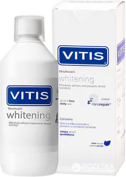 VITIS MONDSPOELING WHITENING 500ML