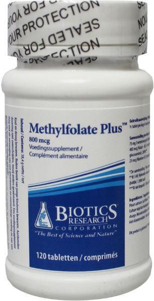BIOTICS METHYLFOLATE PLUS 120TB