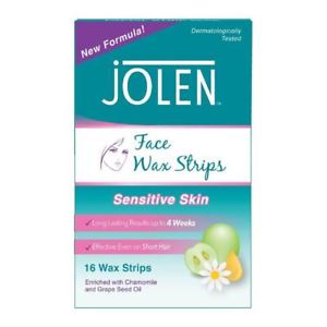 JOLEN FACE WAX STRIPS 16ST