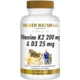 GOLDEN NATURALS VIT K2&D3 180VCP