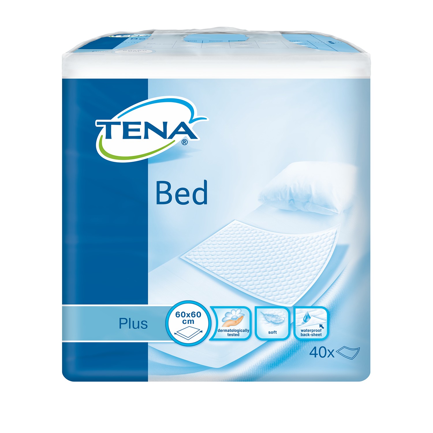 TENA BED ONDERLEG PLUS 60X60 40ST