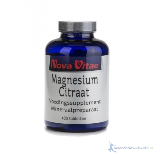 NOVA VITAE MAGNESIUM CITRAAT 180TB