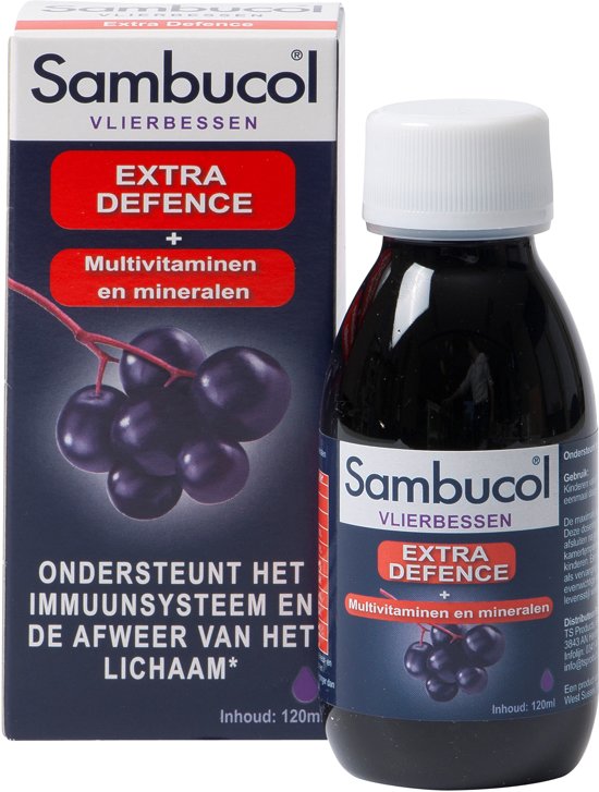 SAMBUCOL SIROOP EXTRA DEFENCE 120ML