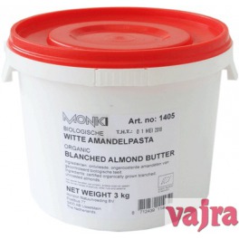 MONKI AMANDELPASTA WIT BIO 330GR