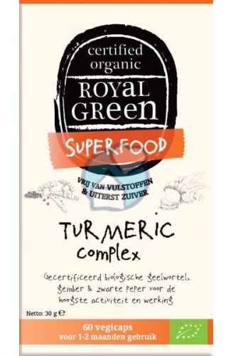 ROYAL GREEN TUMERIC COMP BIO 60CP