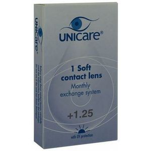 UNICARE 1M LENS 1PACK 1.25- 1ST