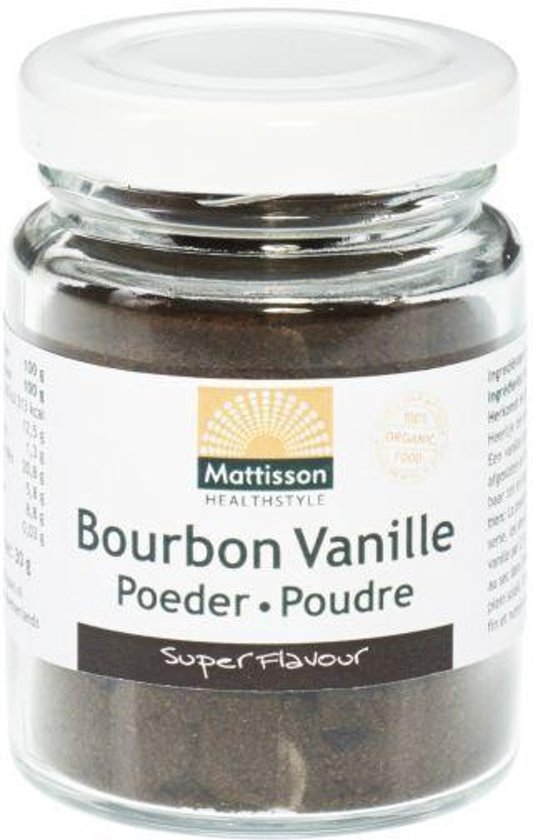 MATTISSON VANILLA BOURBON BIO 30GR