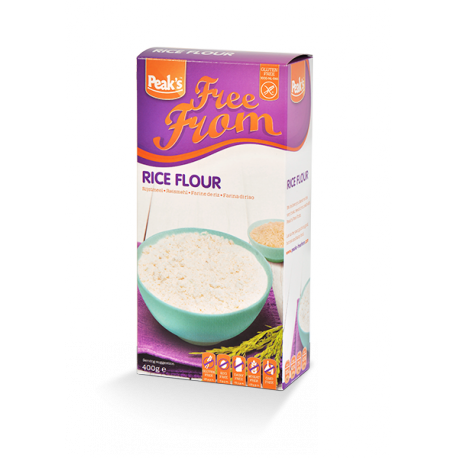 PEAKS FREE RIJSTMEEL 400GR