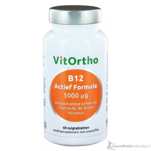 VITORTHO B12 ACTIEF 5000MCG 60TB