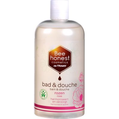 BEE HONEST DOUCHE ROZEN 500ML