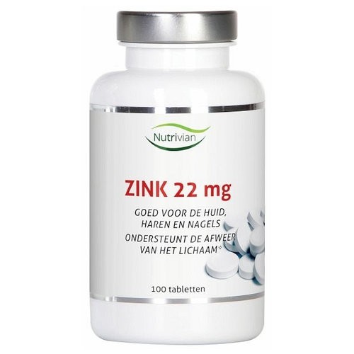 NUTRIVIAN ZINKMETHIONINE 22MG 100TB