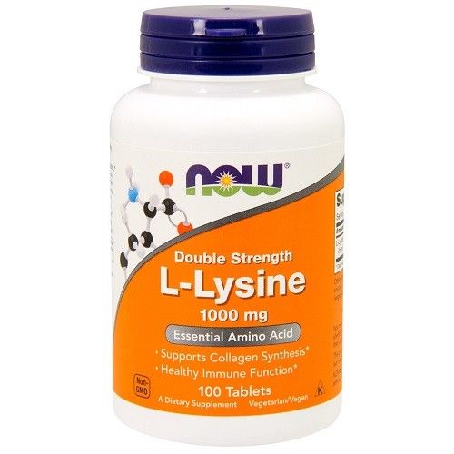 NOW L-LYSINE 1000MG 100TB