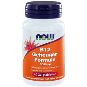 NOW B12 GEHEUGEN FORMULE 5000 60ST