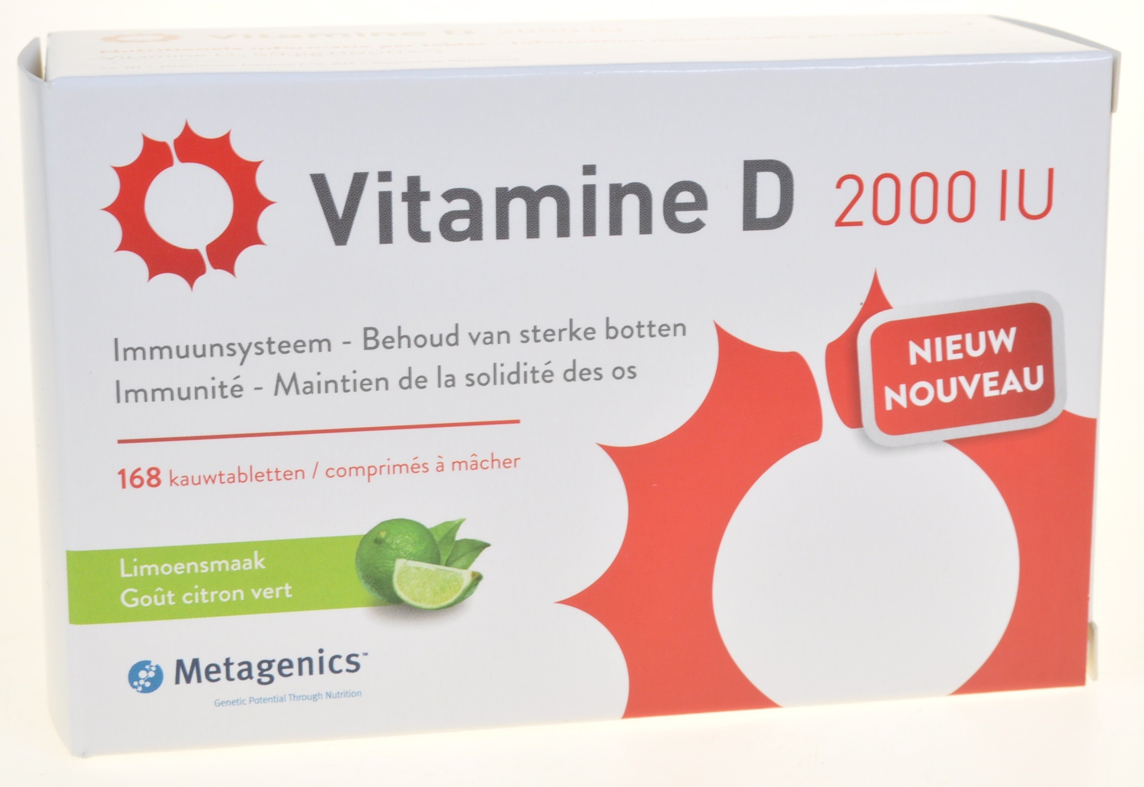 METAGENICS VIT D 2000IU 168TB