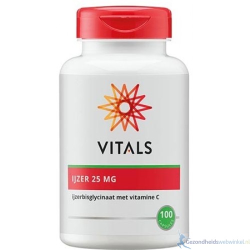 VITALS IJZER 25MG MET VIT C 100CP
