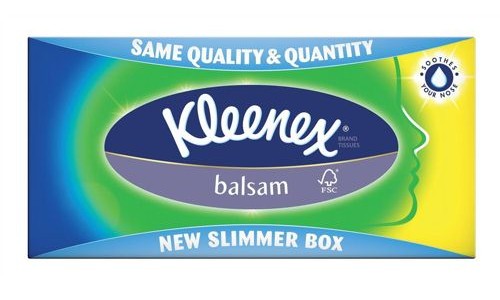 KLEENEX BALSAM BOX TISSUES 64ST