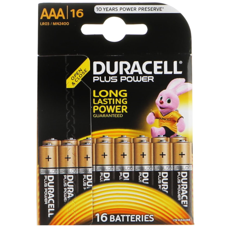 DURACELL PLUS POWER AAA 4ST