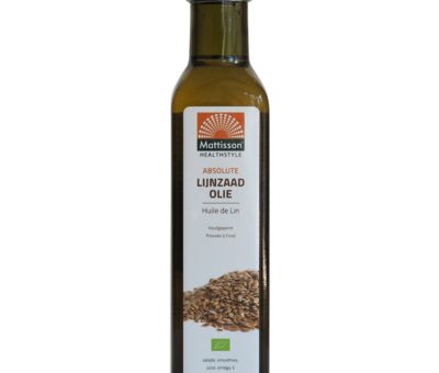 MATTISSON LIJNZAADOLIE BIO 250ML