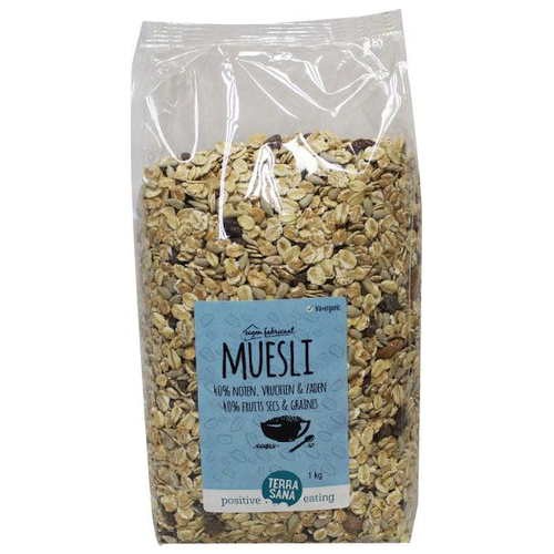 TERRASANA MUESLI 40% NOTEN BIO 1KG