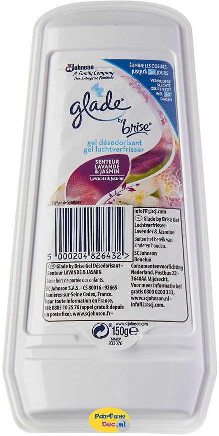 GLADE BY BRISE GEL LAVENDEL 150GR