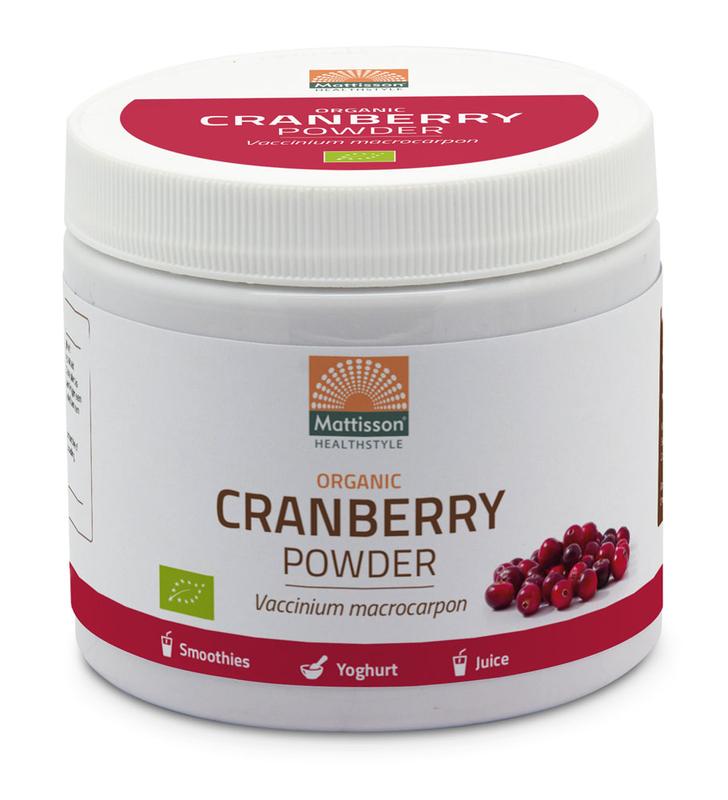 MATTISSON CRANBERRY POEDER BIO 125GR